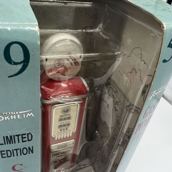 1950 Tokheim Texaco Fire Chief Gas Pump Coin Bank Replica Gearbox NIB Read Desc. - Picture 2 of 12